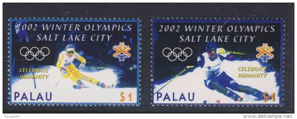 PALAU 2002 JO ANNEAUX  BLANC  YVERT N° NEUF MNH** - Hiver 2002: Salt Lake City