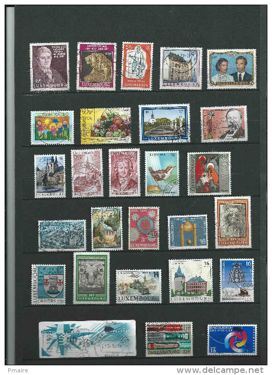 Lotpm 130 Lot De Beaux Oblitérés Du Luxembourg - A Voir Petit Prix - Collections