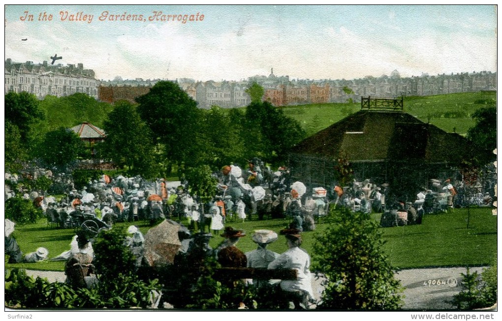 YORKS - HARROGATE - IN THE VALLEY GARDENS 1907 Y2830 - Harrogate