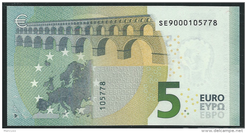 &euro; 5 ITALY  SE S001 I2  DRAGHI  UNC - 5 Euro