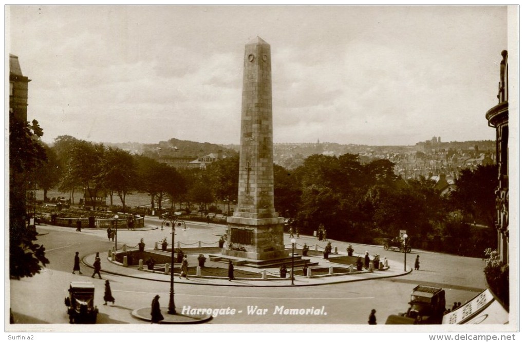 YORKS - HARROGATE -  WAR MEMORIAL RP Y2840 - Harrogate