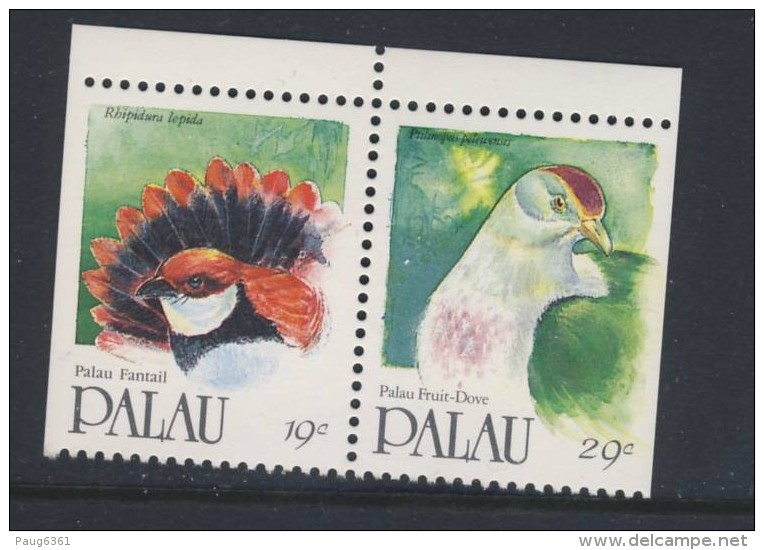 PALAU 1991 OISEAUX  PAIRES DU CARNET  YVERT N°  NEUF MNH** - Other & Unclassified