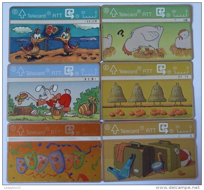 BELGIUM - L&G - RTT - Taxcard - Group Of 6 - Used - Collections