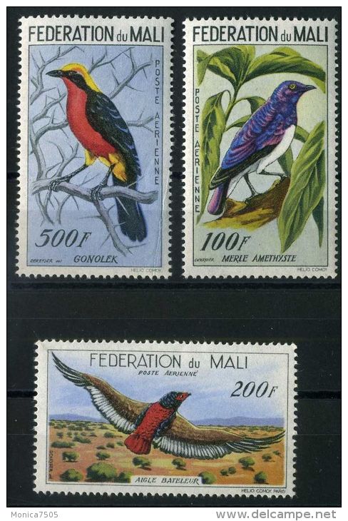 MALI ( AERIEN ) : Y&amp;T N°  1/4   TIMBRES  NEUFS   SANS  TRACE  DE  CHARNIERE  ,   A  VOIR . - Mali (1959-...)