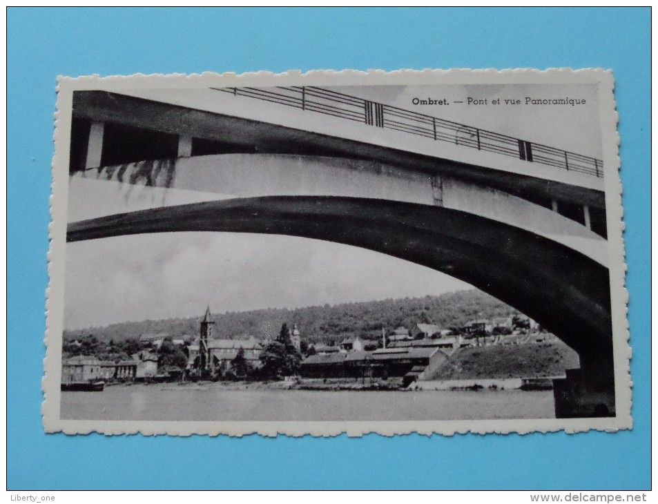 Ombret - Pont Et Vue Panoramique ( Tomballe ) Anno 19?? ( Zie Foto Details ) !! - Amay