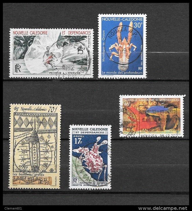 Nouvelle Calédonie 324, 552, 581, Pa67, Pa271 O - Collections, Lots & Series