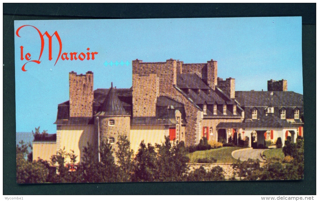 CANADA  -  Baie-Comeau  Hotel Le Manoir  Unused Postcard - Other & Unclassified