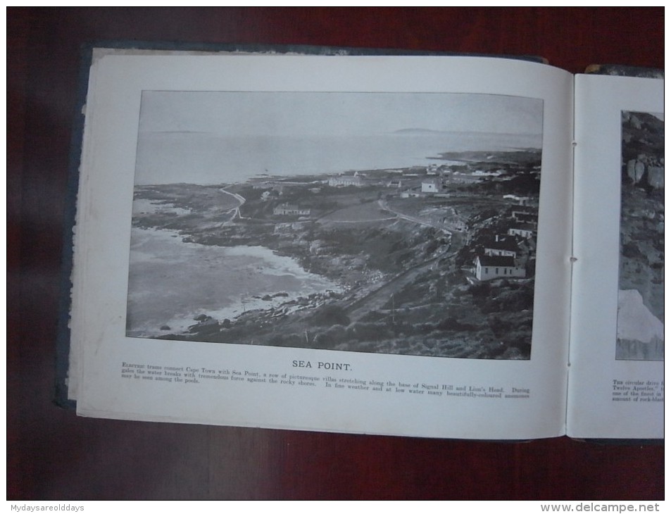 1 book - views of south africa - rare old photography book - zulu tribe - markets (31 pages scaned)