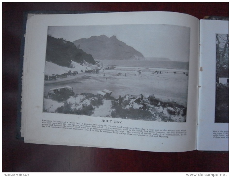 1 book - views of south africa - rare old photography book - zulu tribe - markets (31 pages scaned)