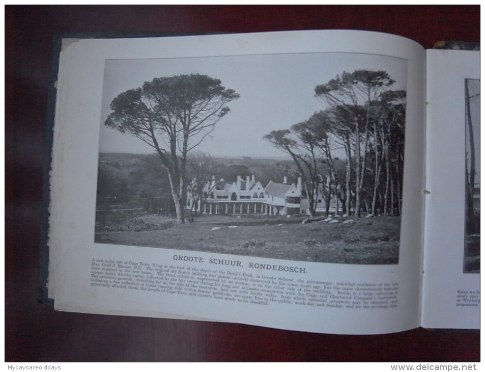 1 book - views of south africa - rare old photography book - zulu tribe - markets (31 pages scaned)