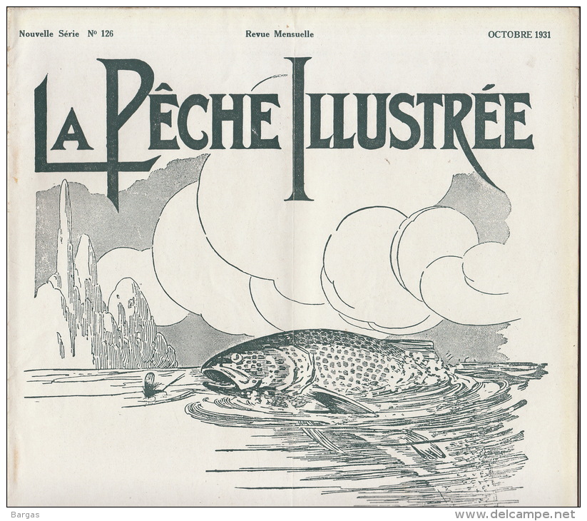 Revue Ancienne La Pêche Illustrée Octobre 1931 - 1900 - 1949