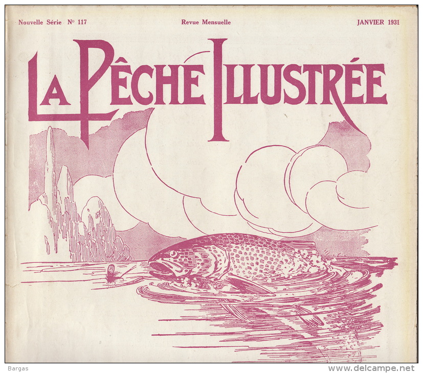 Revue Ancienne La Pêche Illustrée Janvier 1931 - 1900 - 1949