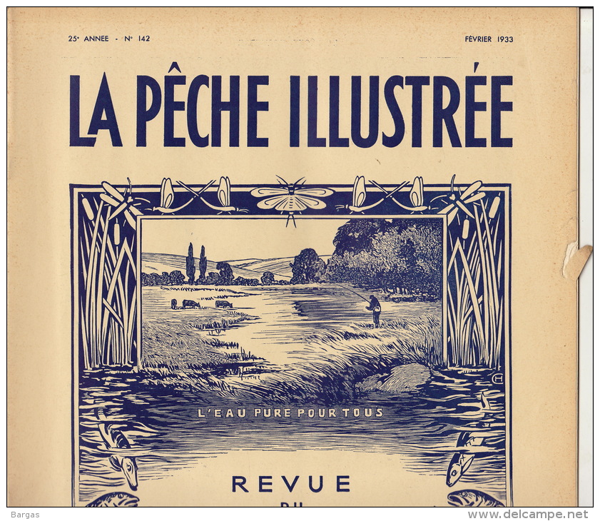 Revue Ancienne La Pêche Illustrée Février 1933 - 1900 - 1949