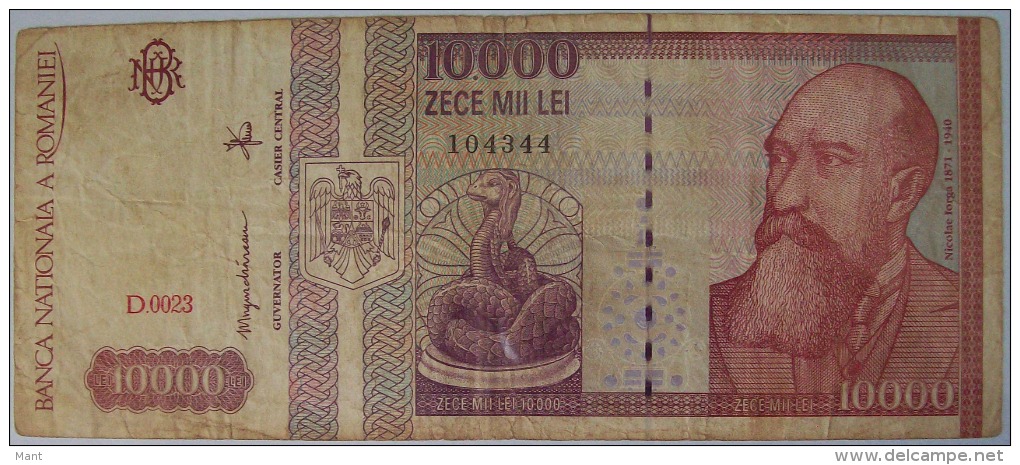 ROMANIA BANCONOTA DA 10000 LEI - Romania