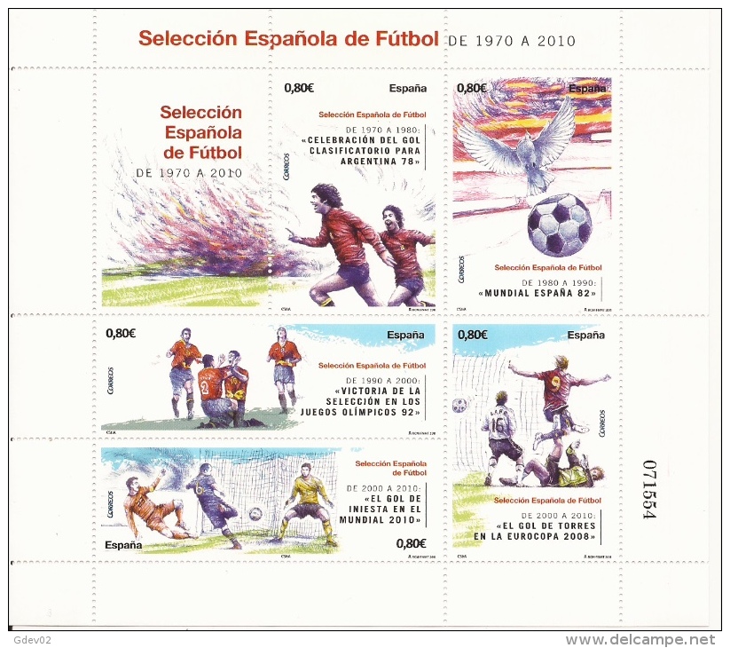 ES4666-LB051TDFTFN.pain,Espagne.SELECCION ESPAÑOLA DE FUTBOL2004. (Ed. 4666**) - Neufs