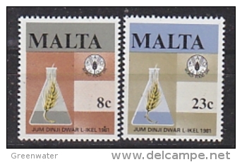 Malta 1981 FAO 2v ** Mnh (27226D) - Malta