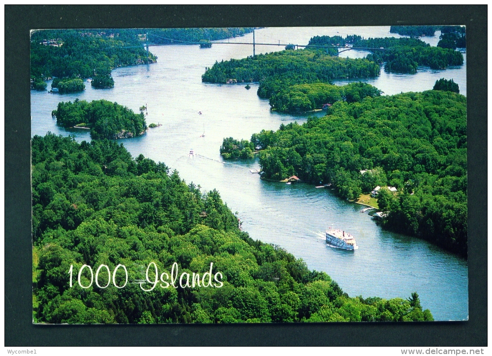 CANADA  -  Thousand Islands   Used Postcard As Scans - Thousand Islands