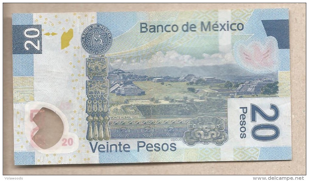 Messico - Banconota Circolata Da 20 Pesos - 2007 - Polimero - Messico