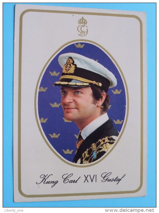 H.M. Konung Carl XVI GUSTAF King Of Sweden ( Giovanni Trimboli ) Anno 1982 ( Zie/voir Foto Voor Details ) !! - Suède