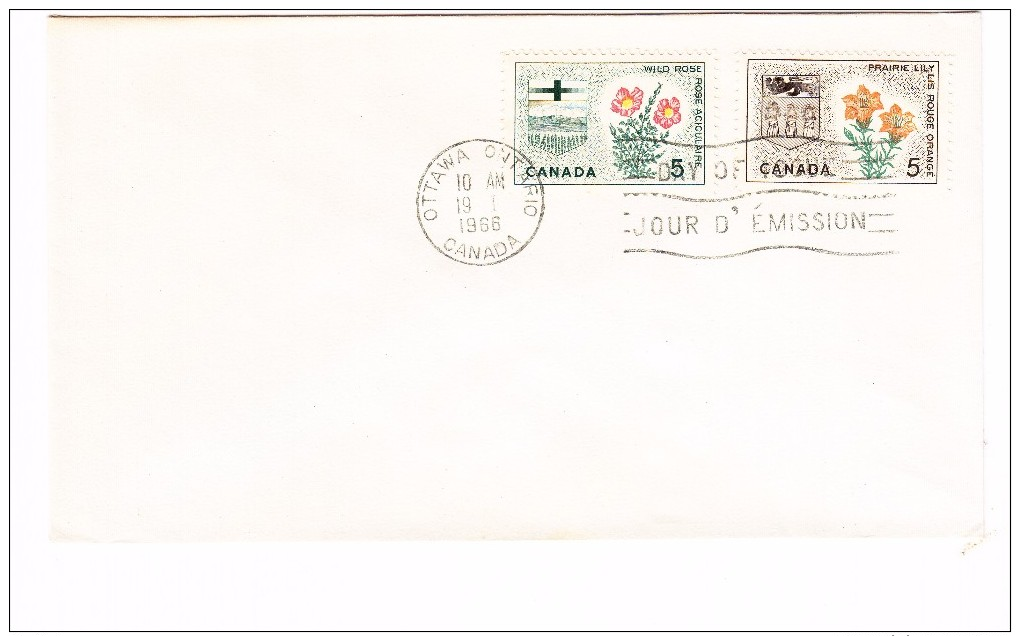 1966 Canada First Day Cover - 1961-1970