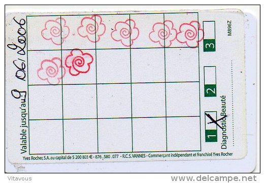 Carte Fidélité Yves Rocher Parfum   Card  Karte B418 - Perfumes