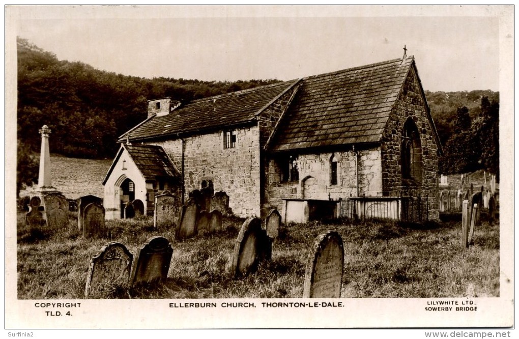 YORKS - THORNTON-LE-DALE - ELLERBURN CHURCH RP Y949 - Bradford