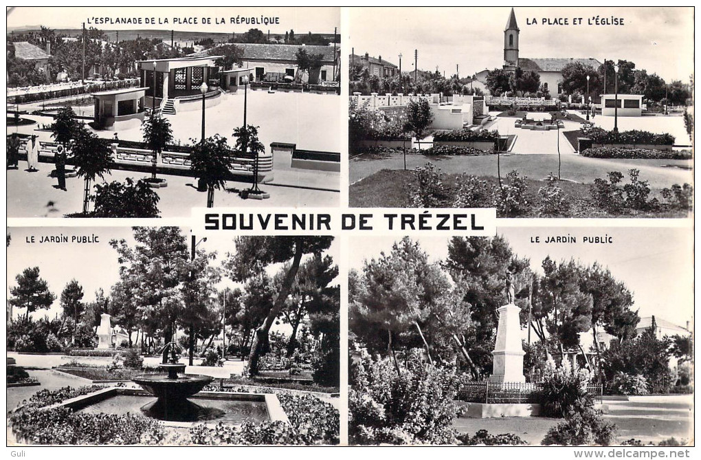 Afrique Algérie (Sougueur Wilaya Tiaret) Souvenir De TREZEL Multi Vues (Cpsm Editions:C.A.P CAP 1513)*PRIX FIXE - Tiaret