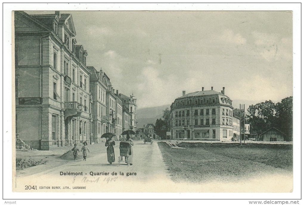 Suisse /Schweiz/Svizzera/Switzerland // Jura //Délémont, Quartier De La Gare - Delémont