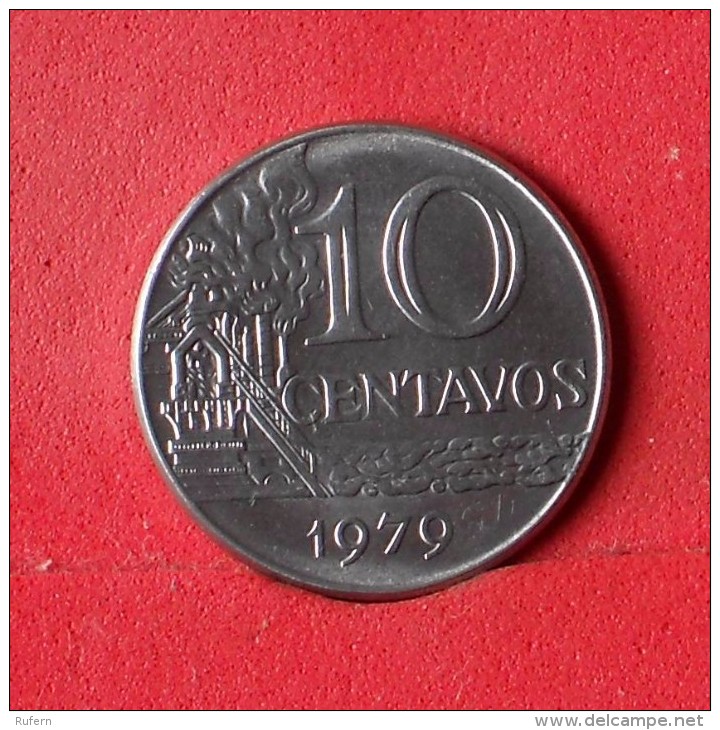 BRAZIL 10 CENTAVOS 1979 -    KM# 578,1a - (Nº13879) - Brazilië