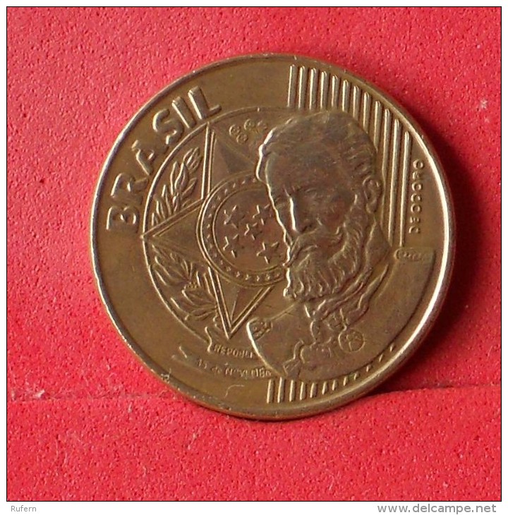 BRAZIL 25 CENTAVOS 2001 -    KM# 650 - (Nº13882) - Brazilië