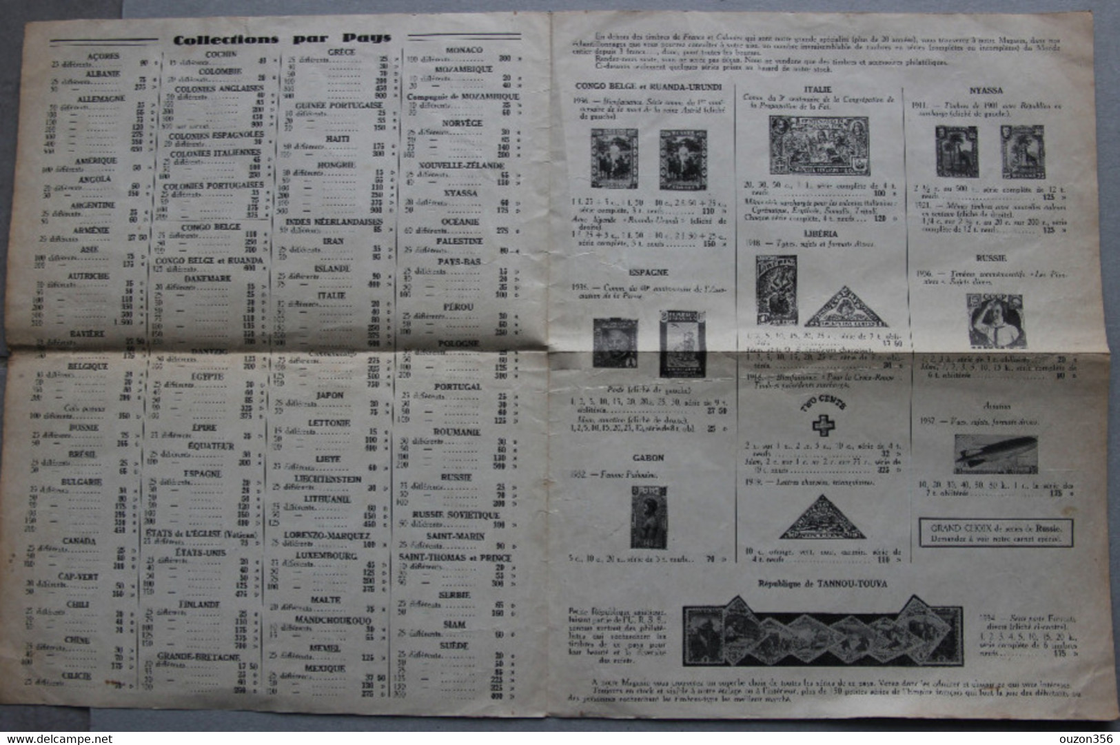 Catalogue Timbres  LA PHILATELIE ANGEVINE à Angers (Maine-et-Loire) 1948 - Cataloghi Di Case D'aste