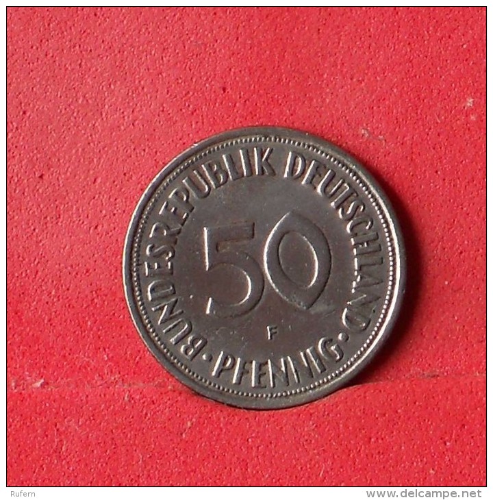 GERMANY FEDERAL REPUBLIK 50 PFENNIG 1950 F -    KM# 109,1 - (Nº13886) - 50 Pfennig