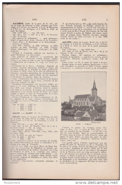 Dictionnaire Historique Et Géographique Des Communes Belges - DE SEYN Eugène - 2 Tomes Ed. 1924 Signé Par Auteur - Belgique