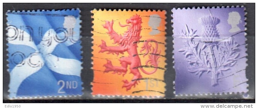 Great Britain Scotland 1999 - Mi.77-79 - Used - Scozia