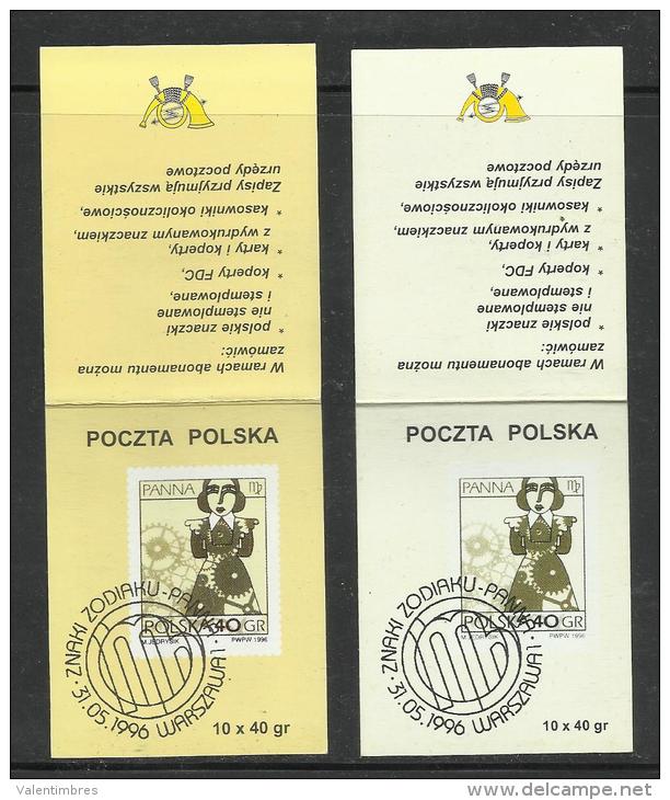 Carnet Booklet Markenheftchen Pologne Polen Poland Fi 8+ 8a Zodiaque Vierge - Carnets