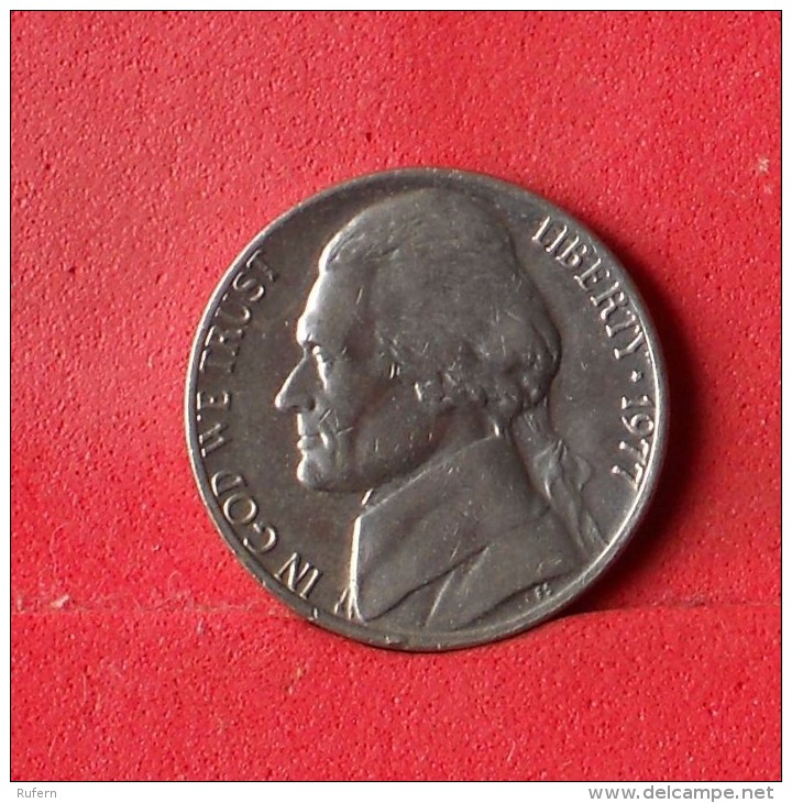 USA 5 CENTS 1977 -    KM# A192 - (Nº13920) - 1938-…: Jefferson