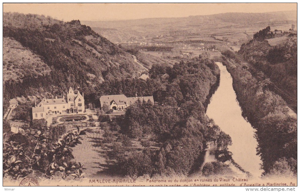 AYWAILLE &gt; Vallée De L'Amblève - Panorama Vu Du Donjon En Ruines Du Vieux Château - Aywaille