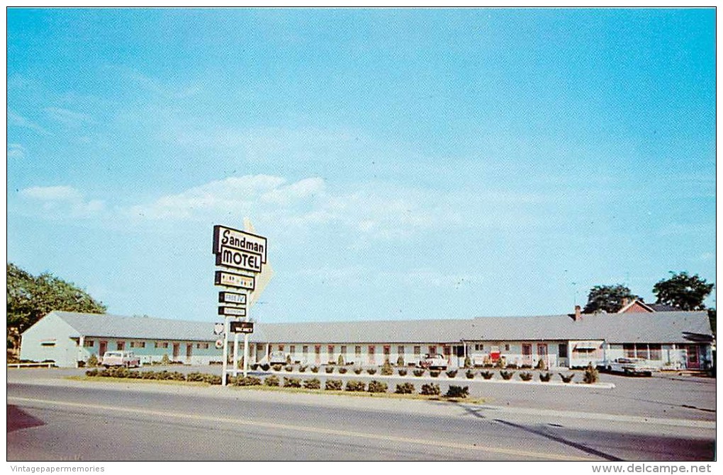 263735-Maine, South Portland, Deluxe Sandman Motel, Route 1, Chas Color Advertising By Dexter Press No 37857-B - Portland