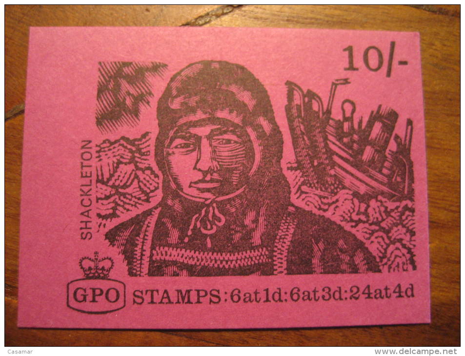 Shackleton Explorer 10 /- GPO Stamps Local Proof ? Poster Stamp Label Vignette Vi&ntilde;eta England GB UK - Local Issues