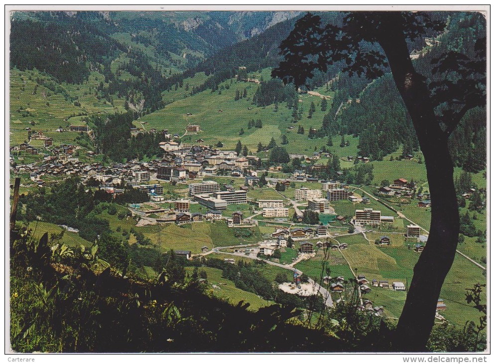 SUISSE,SWITZERLAND,SWISS, HELVETIA,SCHWEIZ,SVIZZERA ,VALAIS,LEUKERBAD-LOECHE LES BAINS,COL GEMMI,PHOTO KLOPFENSTEIN - Loèche