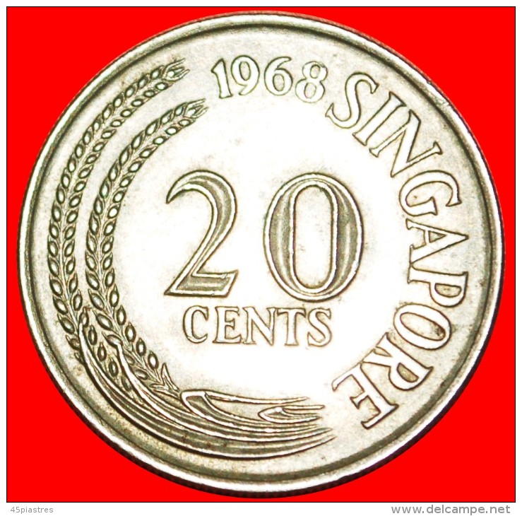 • SWORDFISH: SINGAPORE ★ 20 CENTS 1968! LOW START&#9733; NO RESERVE! - Singapur