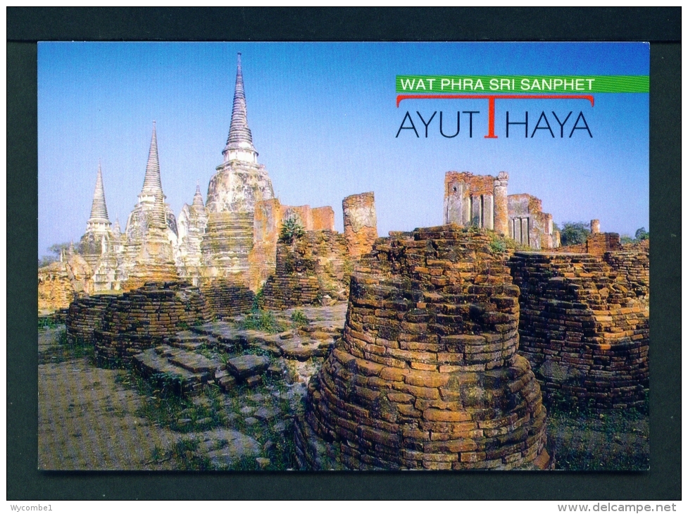 THAILAND  -  Ayutthaya  Unused Postcard - Thailand