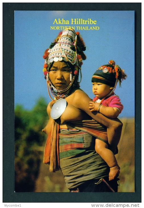 THAILAND  -  Akha Hilltribe  Unused Postcard - Thailand