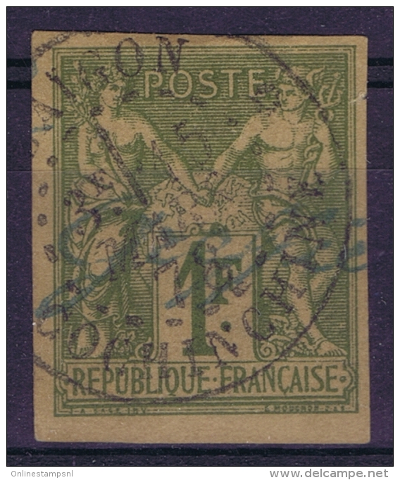 France Colonies Yv Nr 29  Gestempelt/used/obl. Cachet A Date Dde Saigon Maury CV 300 Euro - Gebruikt