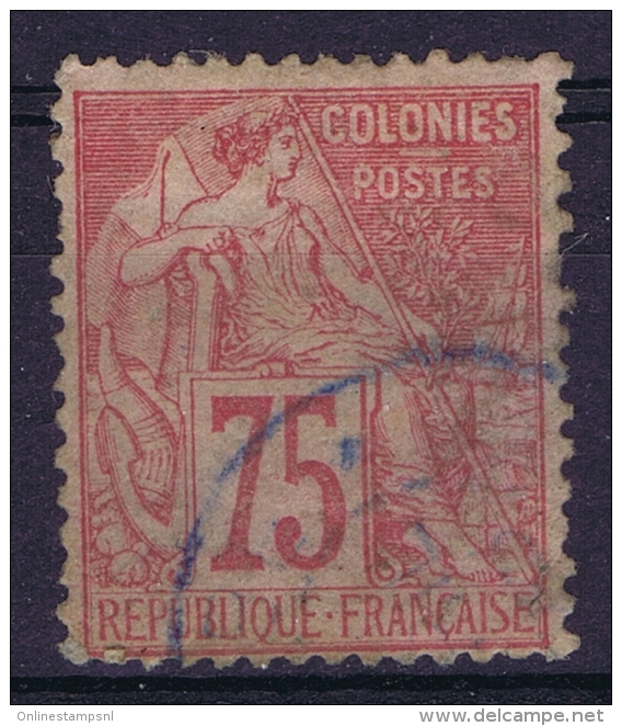 France Colonies Yv Nr 58  Gestempelt/used/obl. - Sage