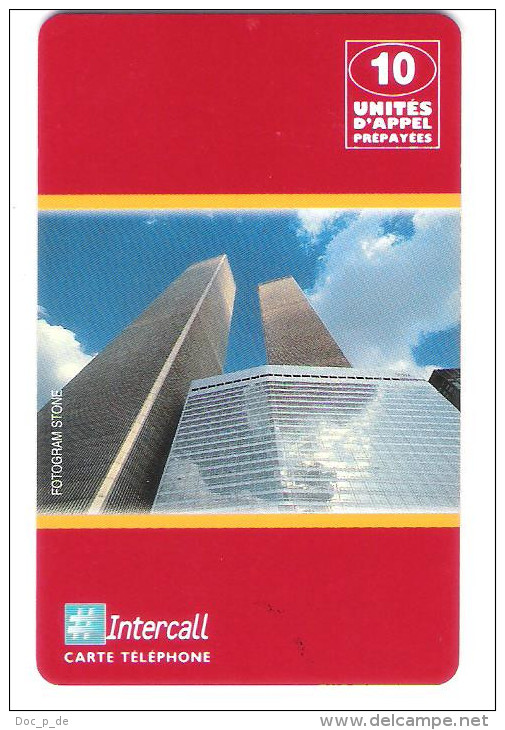 Intercall - Prepaid Card - Twin Towers - 10 Unites - Exp. Date : 31/10/1998 - Sonstige & Ohne Zuordnung