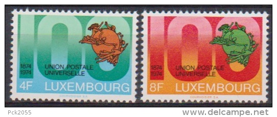 Luxemburg 1974 MiNr.889 - 890 ** Postfr. 100 Jahre Weltpostverein UPU (  1792 ) - Ungebraucht