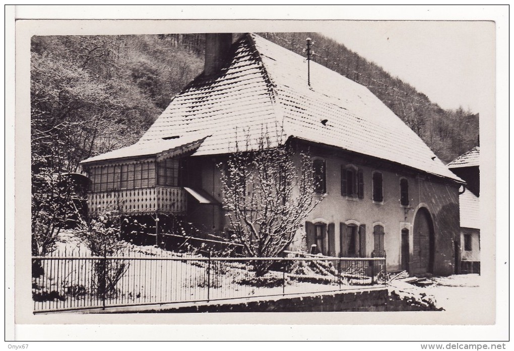 Carte Postale Photo Ferme En Hiver  à SAINTE-CROIX-AUX-MINES (Haut-Rhin) - Sainte-Croix-aux-Mines