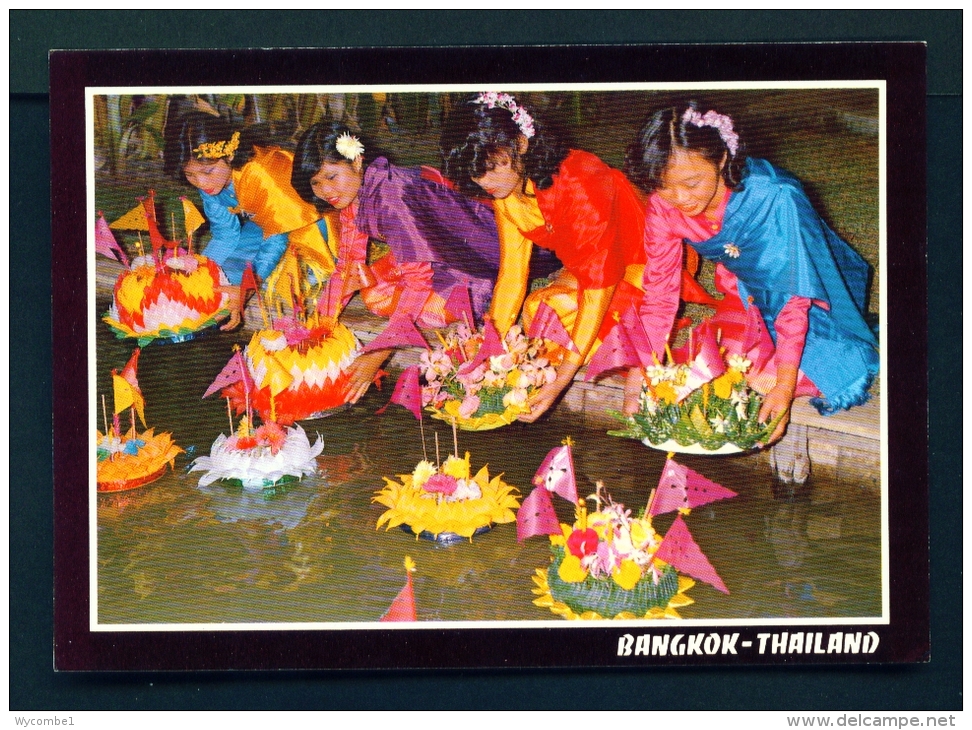 THAILAND  -  Bangkok  Loy Krathong  Unused Postcard - Tailandia