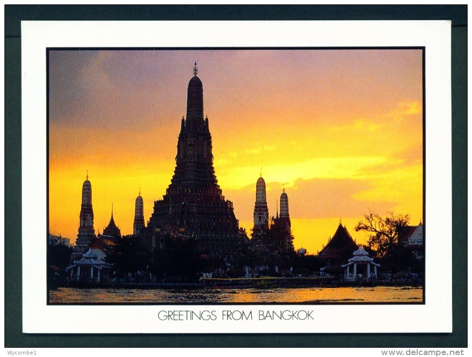 THAILAND  -  Bangkok  Wat Arun  Temple Of The Dawn  Unused Postcard - Thailand